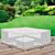 Bâche de protection grise pour mobilier de jardin