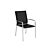 Chaises empilables, acier inox