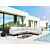 Salon de jardin Relax avec cadres en aluminium