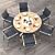 Gartentisch Edelstahl Teak Premium rund