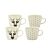 Lot de 4 tasses Oh Deer