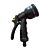 Dehnbarer Gartenschlauch mit Universaladapter schwarz