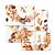 Sets de table en papier Autumn Leaves