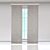Panneau en voile transparent