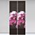 Schiebevorhang mit violetter Orchidee