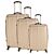 Lot de 3 valises Travel Expedition Locarno, avec balance