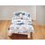 Linge de lit avec un beau motif de gingko