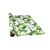 Nappe ornée de feuilles exotiques vertes