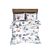 Linge de lit avec motif floral aquarelle