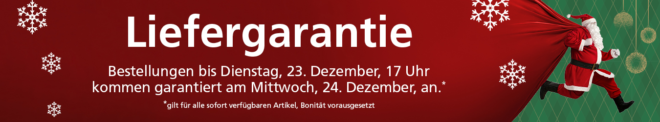 Liefergarantie bis Weihnachten